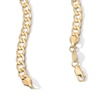 Thumbnail Image 2 of 10K Gold Bonded Beveled Curb Chain - 20"