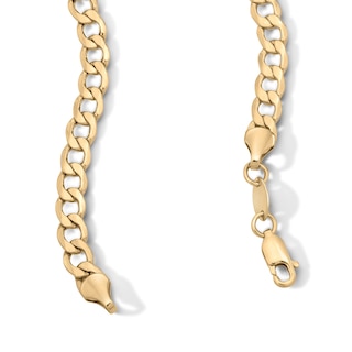 10K Gold Bonded Beveled Curb Chain