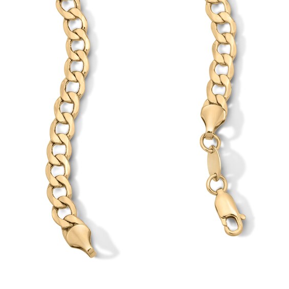 10K Gold Bonded Beveled Curb Chain