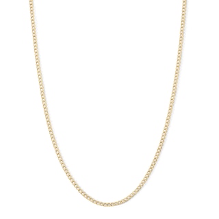 10K Gold Bonded 1.85mm Curb Chain - 16"