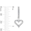 Thumbnail Image 2 of Solid Stainless Steel CZ Heart Clicker Belly Button Ring - 14G 7/16”