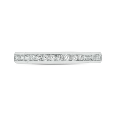 Sterling Silver 1 CT. T.W. Lab-Grown Diamond Round Shaped Ring Set - Size 7