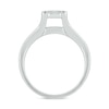 Thumbnail Image 6 of Sterling Silver 1 CT. T.W. Lab-Grown Diamond Square Shaped Ring Set - Size 7