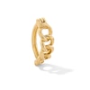 Thumbnail Image 1 of Yellow Ion-Plated Chain Link Clicker Hoop  - 14G 7/16"