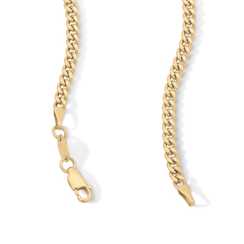 Main Image 2 of 10K Gold Bonded Cuban Curb Chain - 18"