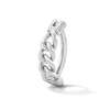 Thumbnail Image 1 of Solid Stainless Steel Chain Link Clicker Belly Button Ring - 14G 7/16”
