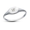 Thumbnail Image 1 of Sterling Silver Two Initial Oval Signet Ring