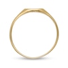 Thumbnail Image 2 of 14K Gold Plated Two Initial Oval Signet Ring