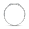 Thumbnail Image 2 of Sterling Silver Two Initial Round Signet Ring