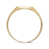 Thumbnail Image 2 of 14K Gold Plated Name Oval Signet Ring