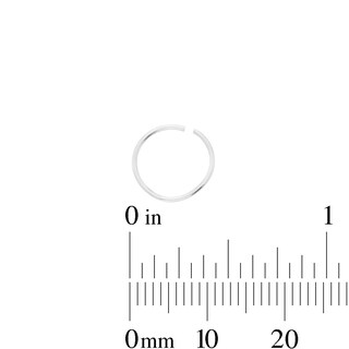Semi-Solid Sterling Silver Nose Ring Set - 22G 3/8”