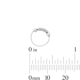 Semi-Solid Sterling Silver Nose Ring Set - 22G 3/8”