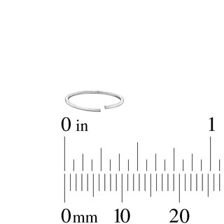 Semi-Solid Sterling Silver Champagne CZ Nose Stud and Ring Set - 22G 3/8”