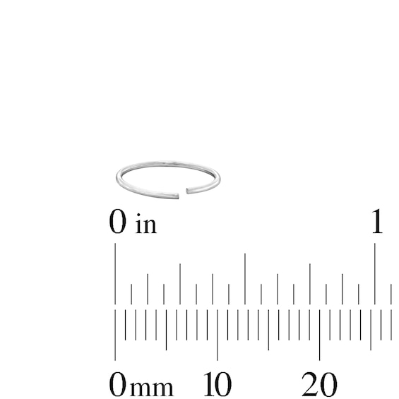 Semi-Solid Sterling Silver Champagne CZ Nose Stud and Ring Set - 22G 3/8”
