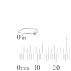 Thumbnail Image 3 of Semi-Solid Sterling Silver Infinity and Ball Nose Stud and Ring Set - 22G 5/16”