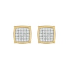 Thumbnail Image 1 of 10K Gold 1/2 CT. T.W. Lab-Grown Diamond Frame Studs