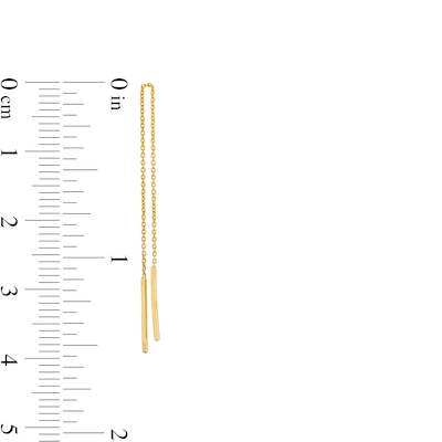 10K Gold Threader Earrings