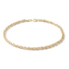 Thumbnail Image 1 of 14K Hollow Gold Rope Chain Bracelet - 8"