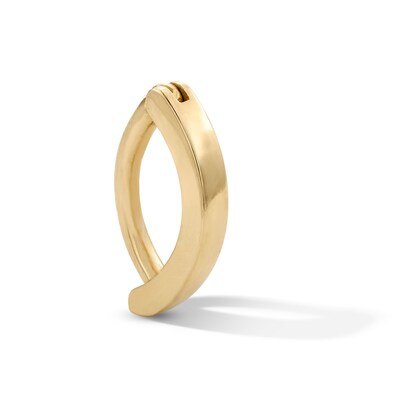 10K Solid Gold Hinged Belly Button Clip - 14G 3/8"