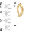 Thumbnail Image 2 of 10K Solid Gold Hinged Belly Button Ring - 15G