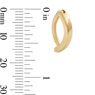 10K Solid Gold Hinged Belly Button Clip - 14G 3/8"