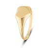 Thumbnail Image 2 of 14K Yellow Gold-Plated Engravable Name Heart Signet Ring