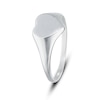 Thumbnail Image 2 of Sterling Silver Engravable Name Heart Signet Ring