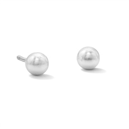 Solid Sterling Silver 5mm Ball Studs