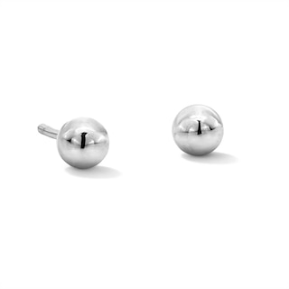 Solid Sterling Silver 5mm Ball Studs