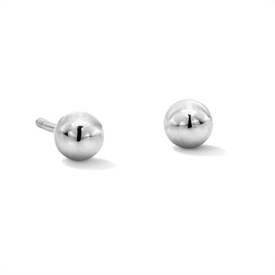Solid Sterling Silver 5mm Ball Studs