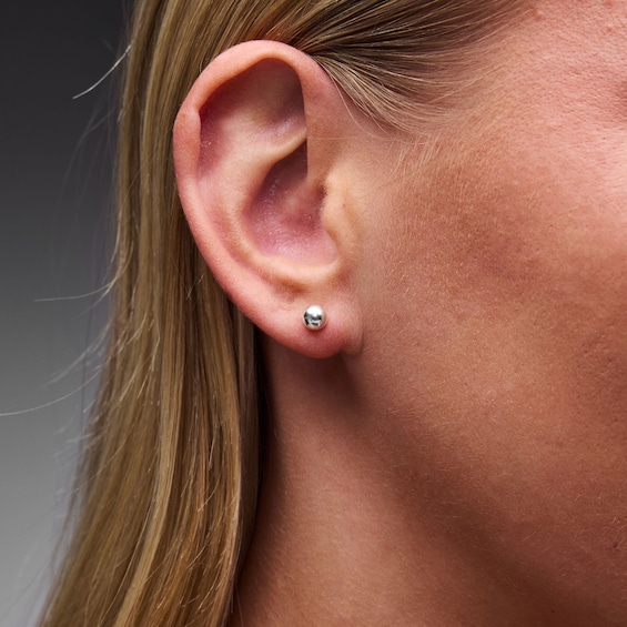 Solid Sterling Silver 5mm Ball Studs