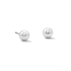 Thumbnail Image 1 of Solid Sterling Silver 4mm Ball Studs