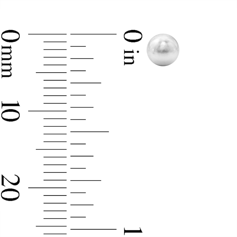 Main Image 2 of Solid Sterling Silver 4mm Ball Studs