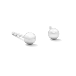 Solid Sterling Silver 3mm Ball Studs