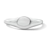 Thumbnail Image 1 of Solid Sterling Silver Signet Ring - Size 10