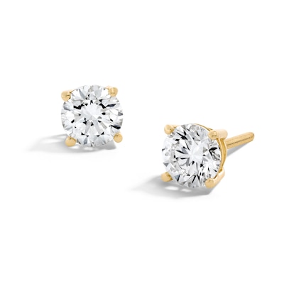 10K Gold 1 1/2 CT. T.W. Lab-Grown Diamond Solitaire Studs