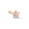 Thumbnail Image 1 of 14K Semi-Solid Gold CZ Pink Nose Stud - 22G 1/4"