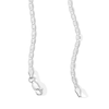 Thumbnail Image 3 of Solid Sterling Silver Diamond-Cut Valentino Chain - 18"