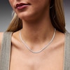 Thumbnail Image 2 of Solid Sterling Silver Herringbone Chain - 18"