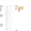 Thumbnail Image 2 of 14K Solid Gold CZ Marquise Cartilage Stud - 18G 5/16”