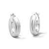 Thumbnail Image 1 of Hollow Sterling Silver Domed Hoops
