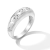 Thumbnail Image 2 of Solid Sterling Silver CZ Star Band - Size 7