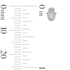 Thumbnail Image 2 of Solid Sterling Silver CZ Hamsa Studs