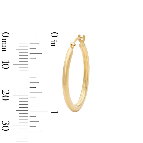 10K Gold Bonded 23mm Hoops