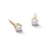 Thumbnail Image 1 of 10K Solid Gold 1/8 CT. T.W. Lab-Grown Diamond Solitaire Studs