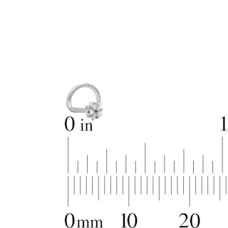 Semi-Solid Stainless Steel CZ Star, Heart and Round Nose Stud Set – 20G 5/8"