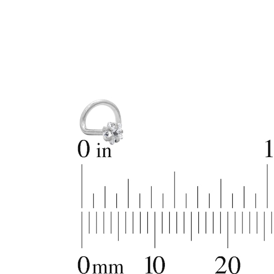 Semi-Solid Stainless Steel CZ Star, Heart and Round Nose Stud Set – 20G 5/8"