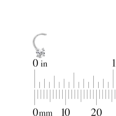 Semi-Solid Stainless Steel CZ Star, Heart and Round Nose Stud Set – 20G 5/8"