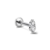 Thumbnail Image 1 of Semi-Solid Titanium CZ Dainty Duo Stud - 16G 5/16"