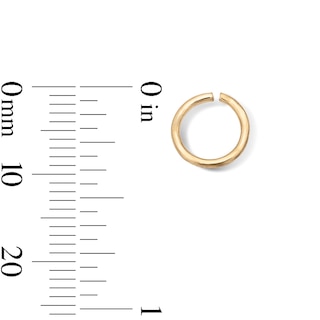 Yellow Ion-Plated Nose Hoop Set - 18G